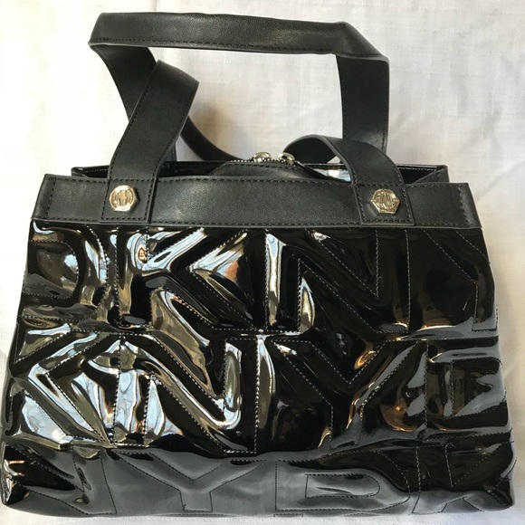dkny patent leather bag